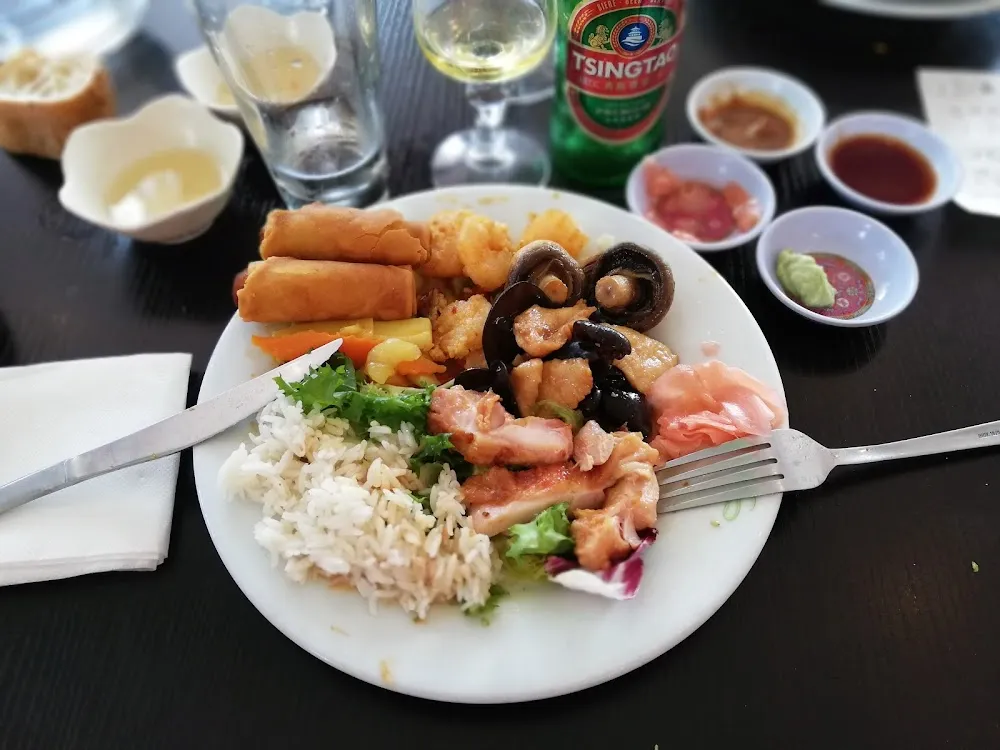 Émincé Poulet Nems Riz Algues C Evettes Fruits de Mer Un Délice